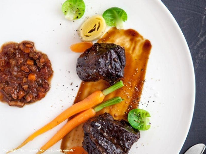 Beef Cheeks, Chorizo, Penja Pepper and Shiraz