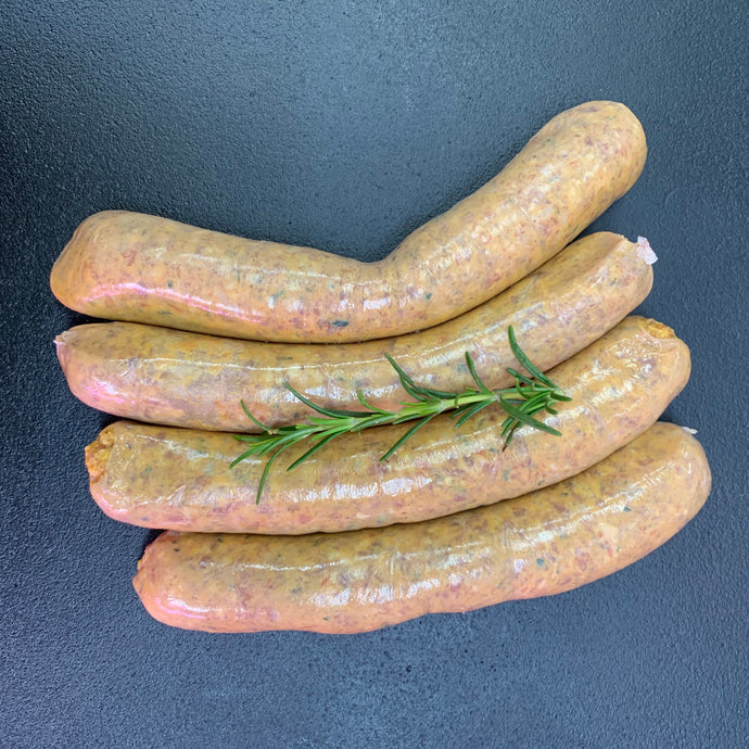Singapore Curry & Rice Sausage - Neils Meats